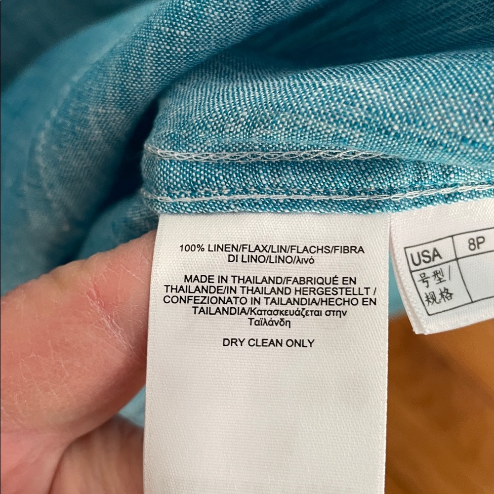 Women’s Brooks Brothers Teal Casual Button Down Shirt - Picture 7 of 8